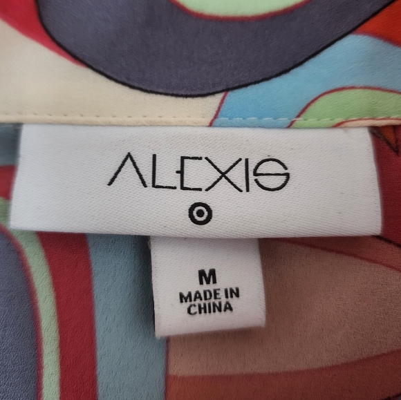 Alexis x Target Limited Edition Mixed Floral Long Sleeve Robe Dress Size M Multi - Picture 10 of 10